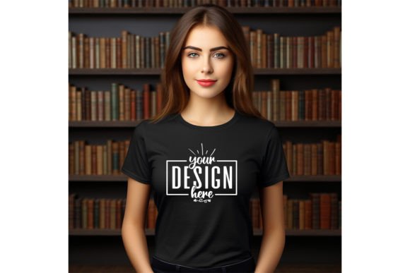 Back to School Black Woman Tshirt Mockup: A Practical Asset for Designers, Educators, and Entrepreneurs