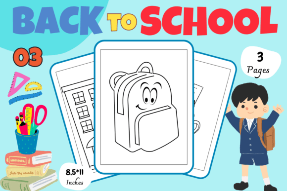 Back to School Coloring Pages 03