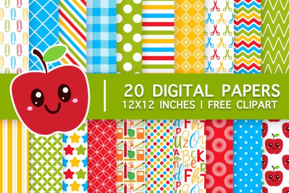Back to School Digital Papers Set: A Practical Resource for Educators, Parents, and Digital Creators
