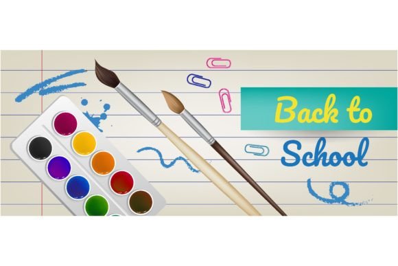 Back to School Lettering on Lined Paper