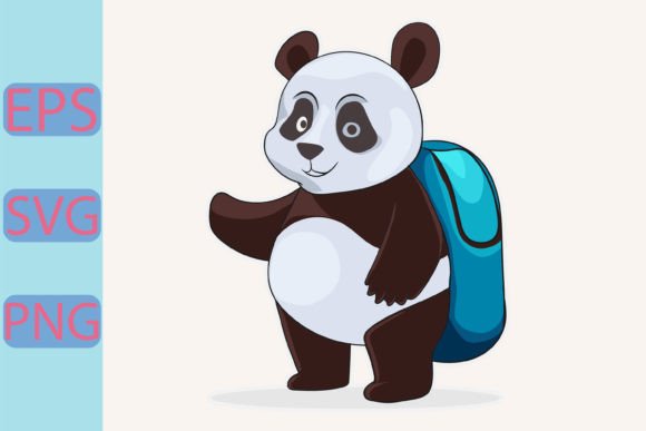Panda Vector Art for Back to School Day: Trendy, Print-Ready Designs for August & Beyond