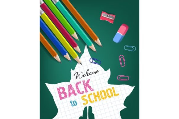 Welcome Back to School Inscription and C: Handwritten Charm Meets Practical Design