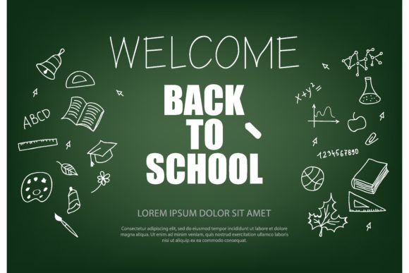 Welcome Back to School Lettering with Ch